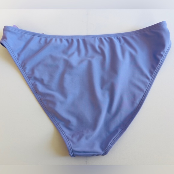 Wild fable Lilac Low Rise High Leg Cheeky Bikini Bottom Large (12-14) - Picture 6 of 8